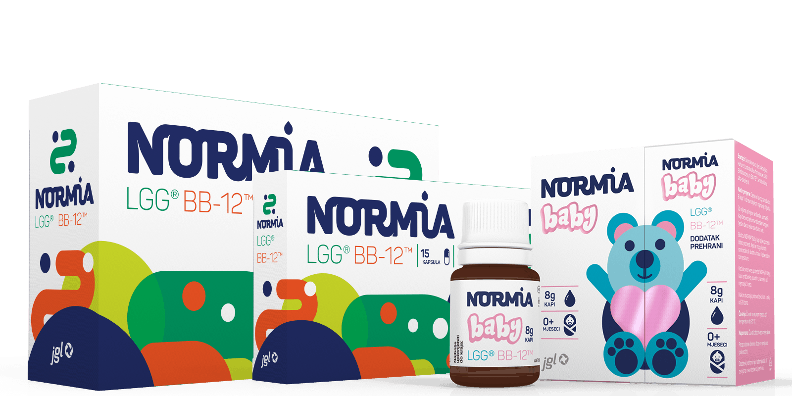 NORMIA LGG® I BB-12™ - Obnavlja crijevnu mikrofloru